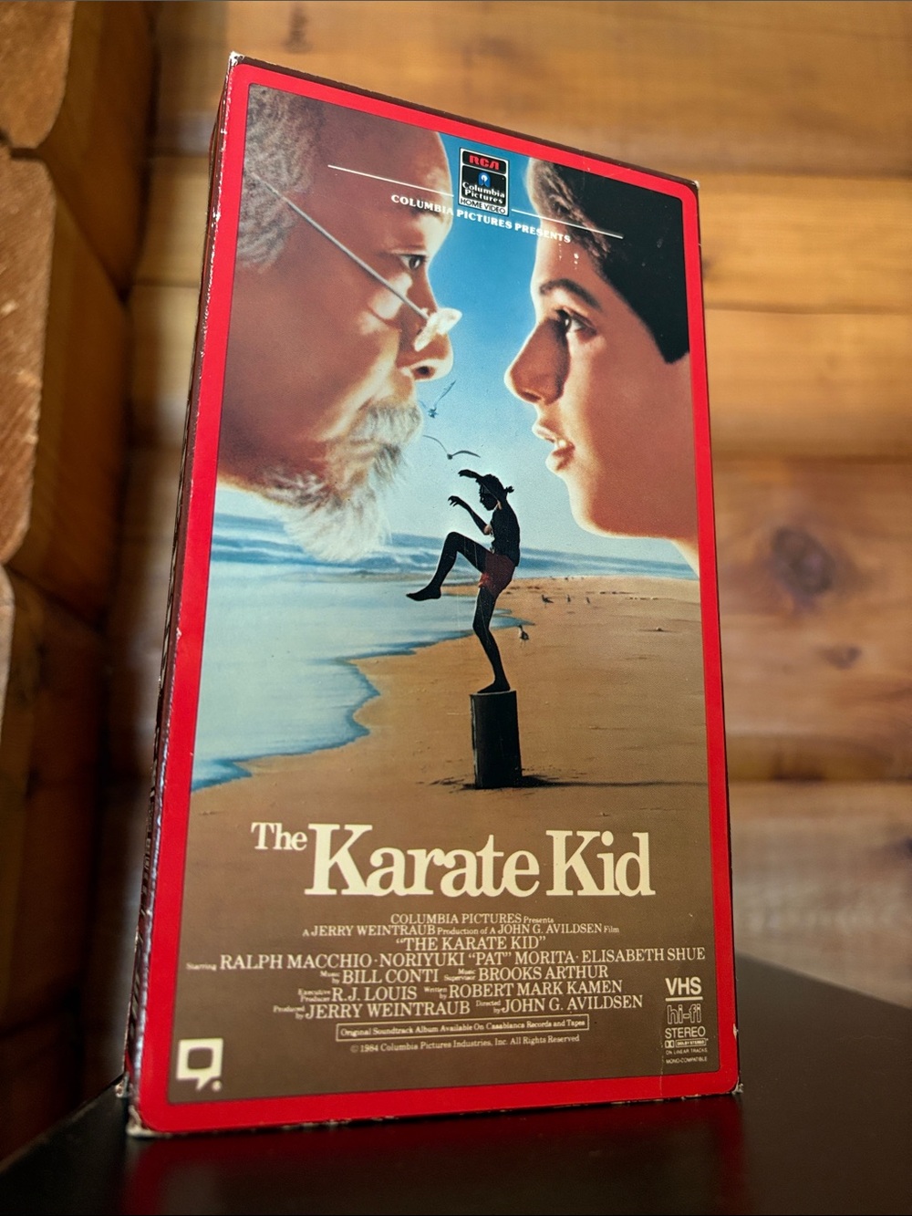 1984 The Karate Kid -  VHS - Home Video